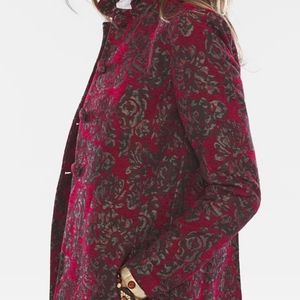 Petite Floral Jacquard Jacket